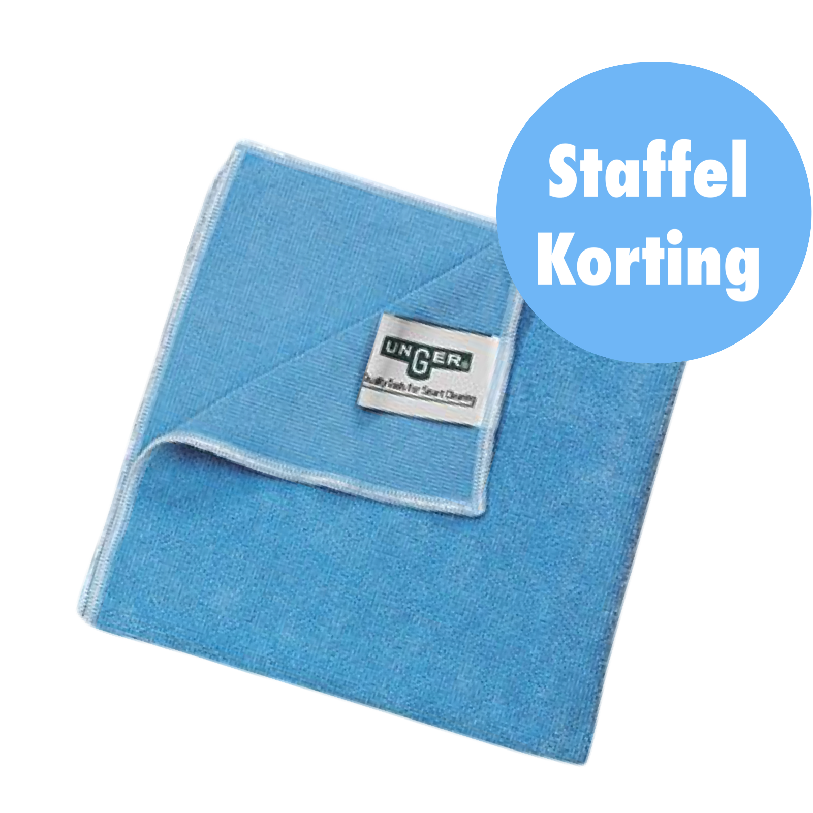 Unger SmartColor MicroWipe 200, Microvezeldoek, blauw - 10 stuks