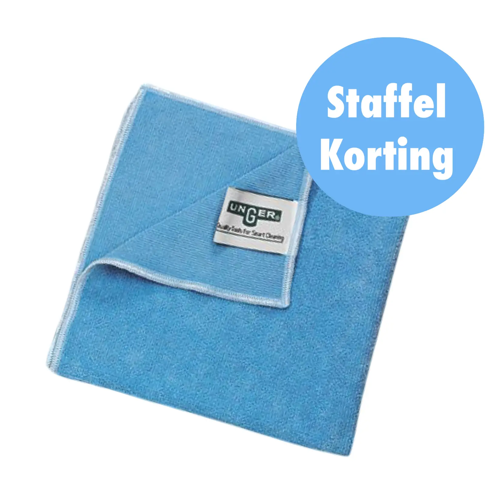 Unger Microvezeldoek Blauw Unger SmartColor MicroWipe 200, Microvezeldoek, blauw - 10 stuks