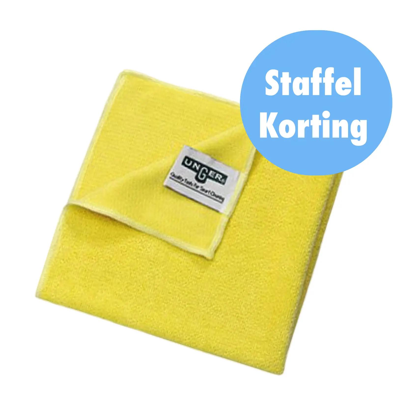 Unger Microvezeldoek Geel Unger SmartColor MicroWipe 200, Microvezeldoek, geel - 10 stuks