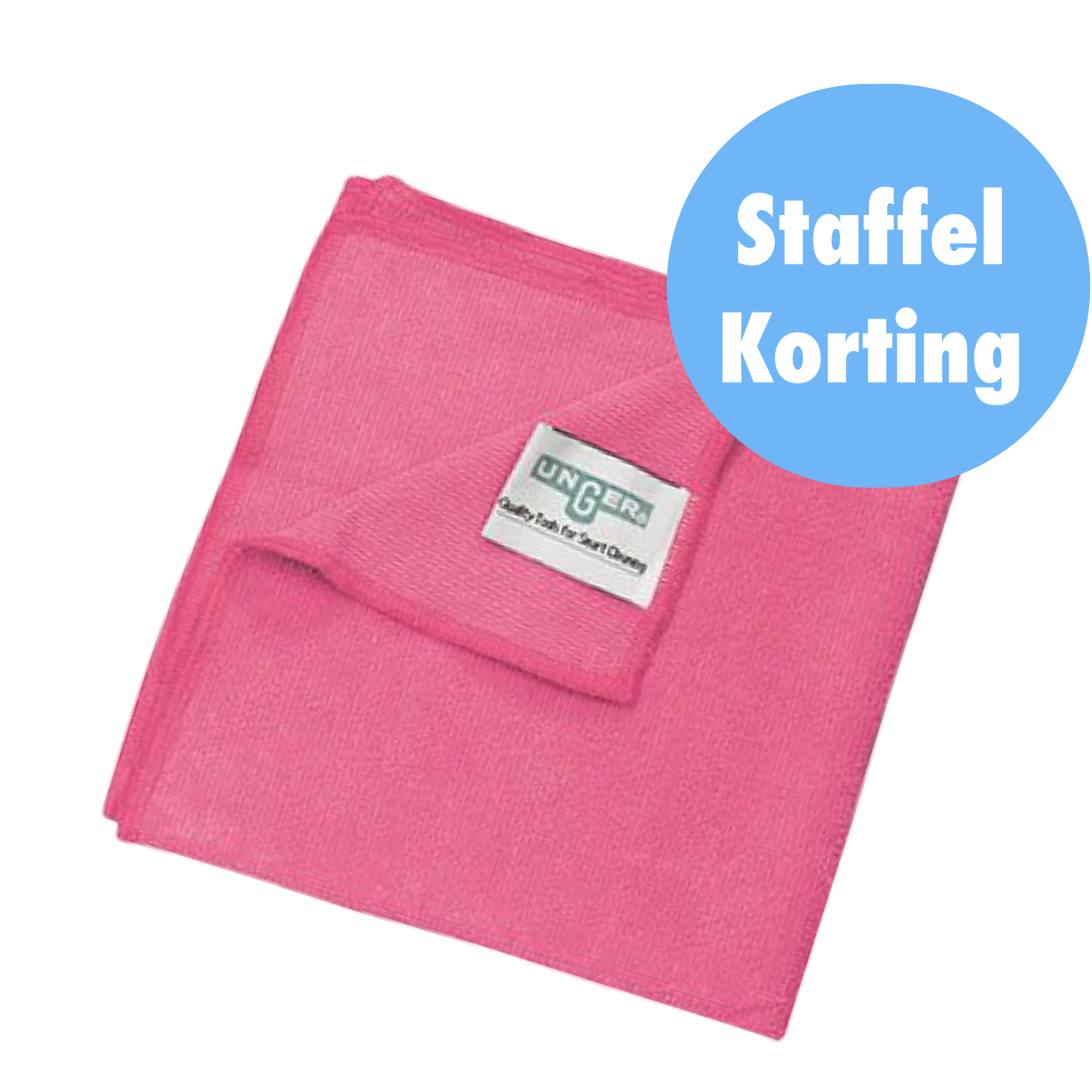 Unger SmartColor MicroWipe 200, Microvezeldoek, rood - 10 stuks