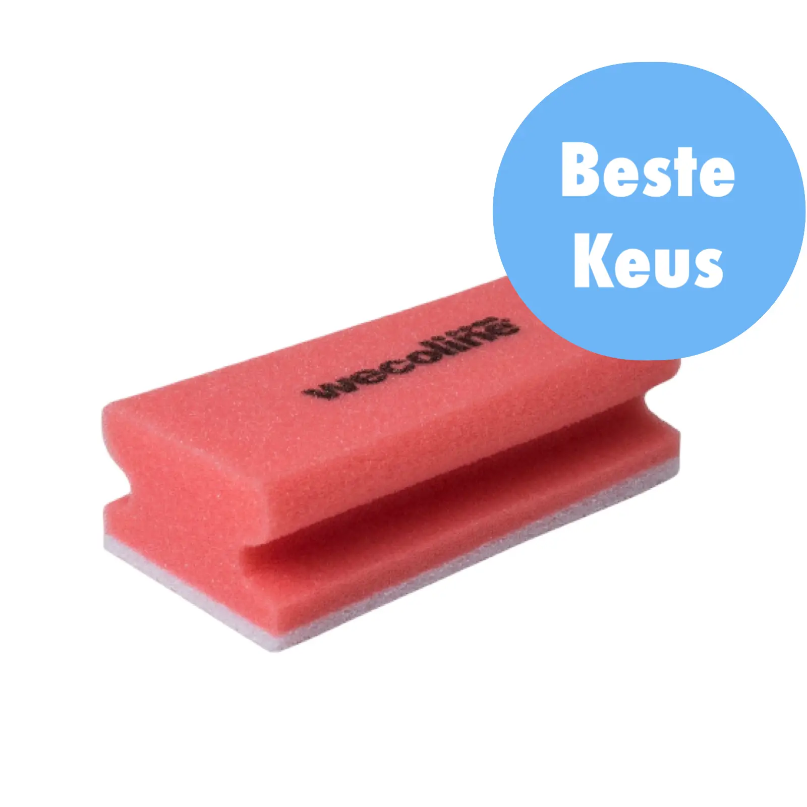 Wecoline - Schuurspons met Handgreep Rood - 10 Stuks