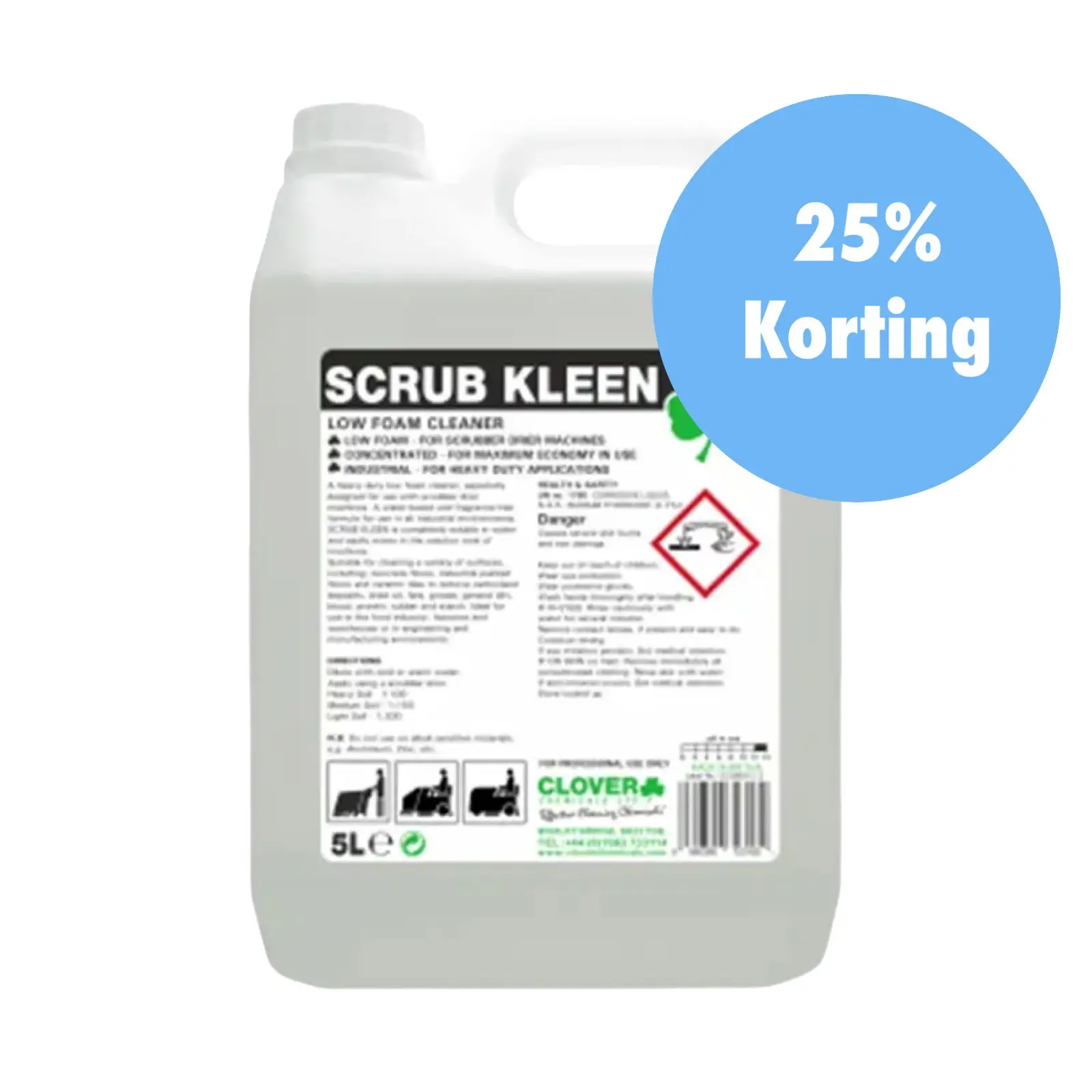 Clover Scrub Kleen 5 liter Clover Scrub Kleen 5 liter