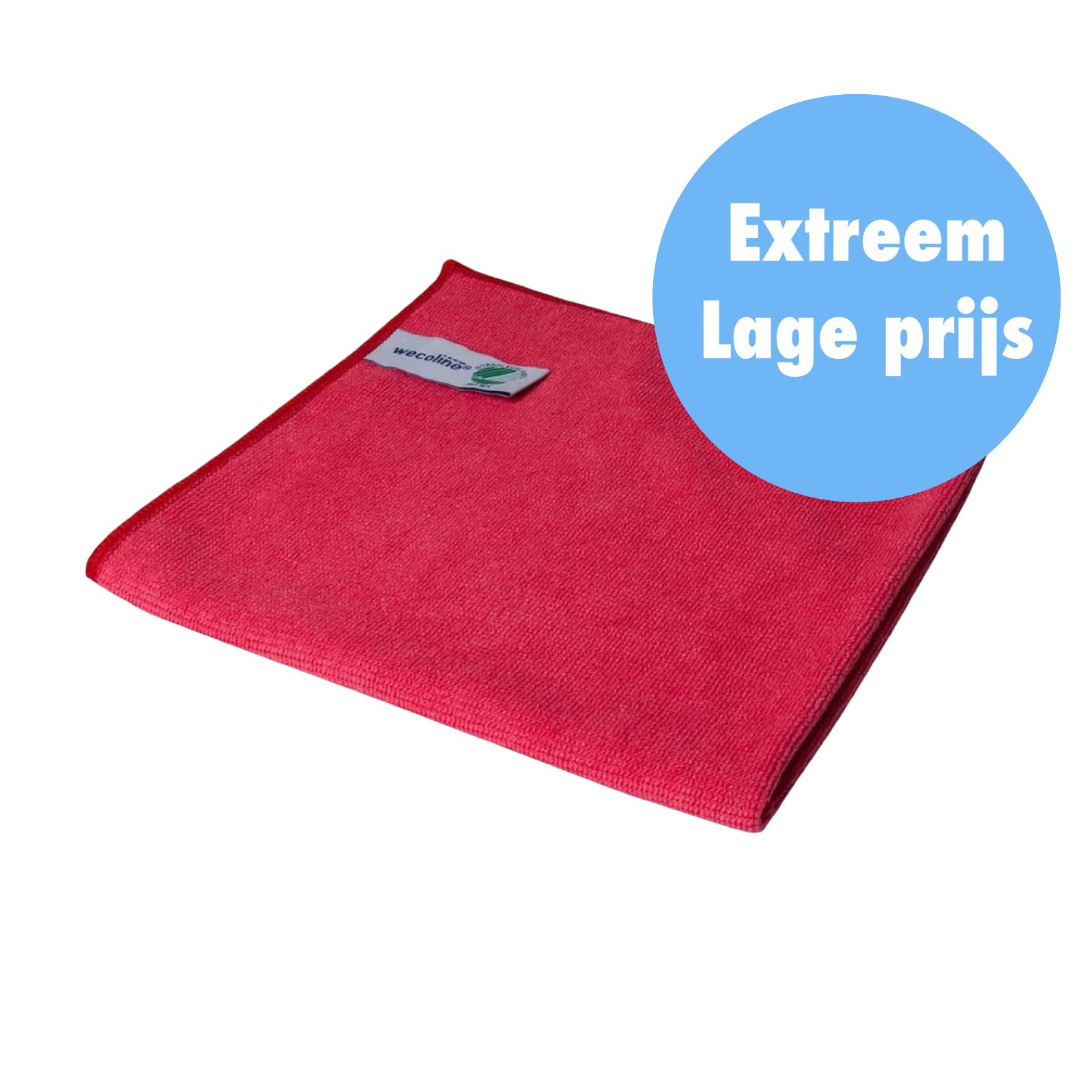 Wecoline Microvezeldoek Rood