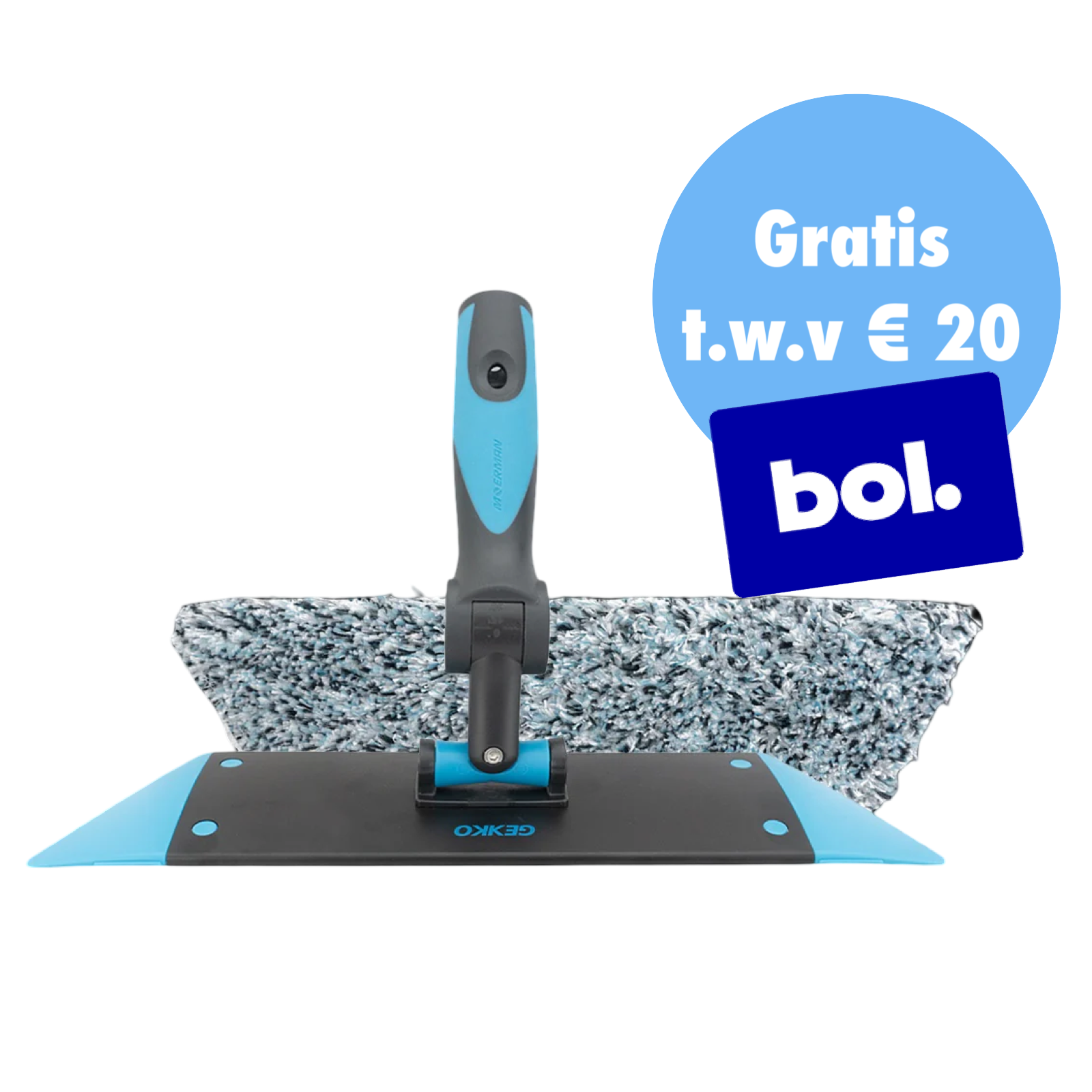 Moerman Gekko Set met 2 Pads Fugu + Microglas + Gratis Bol Kaart t.w.v € 20