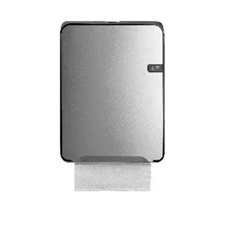 Quartz Silver handdoek dispenser multifold zilver