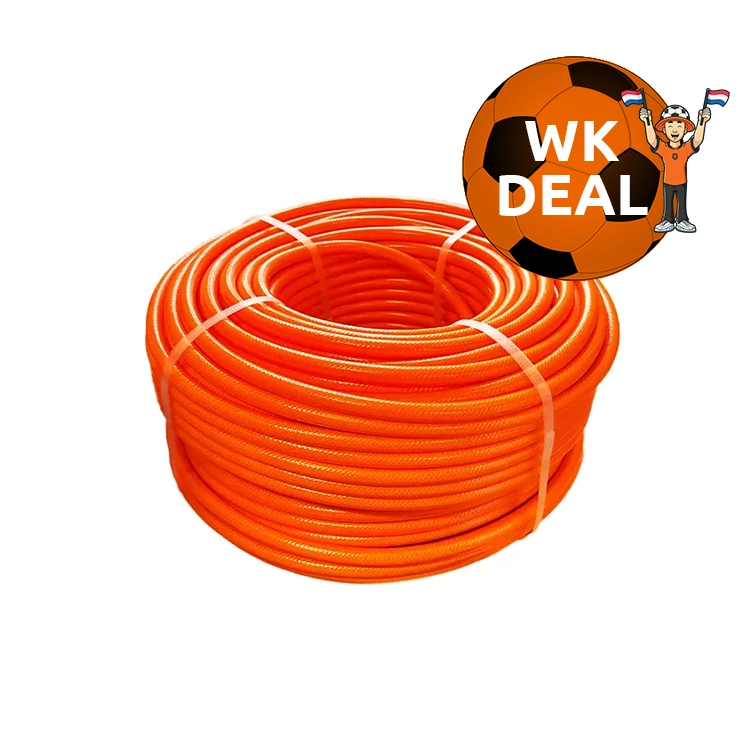 Haspelslang Oranje Haspelslang, 8 mm - 100 meter, Oranje