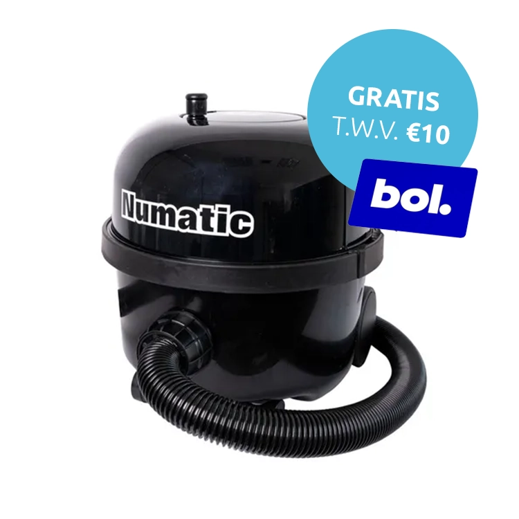 Numatic Stofzuiger NVR160-11 zwart met Parketzuigmond Numatic Stofzuiger NVR160-11 zwart met Parketzuigmond