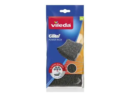 Vileda Schuurspons Gitzi Power Inox - 2 Stuks