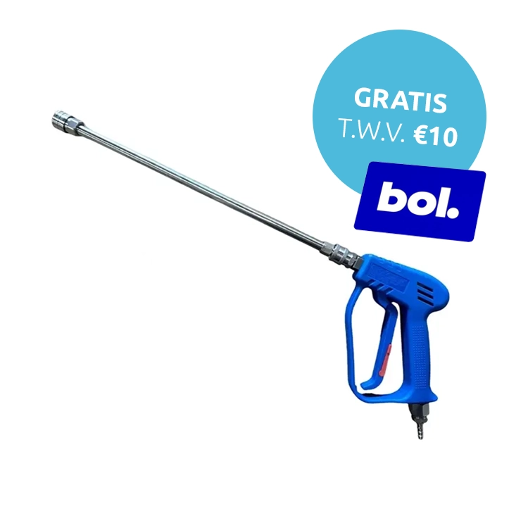 Softwash RVS Spuitpistool met 40 cm Lans