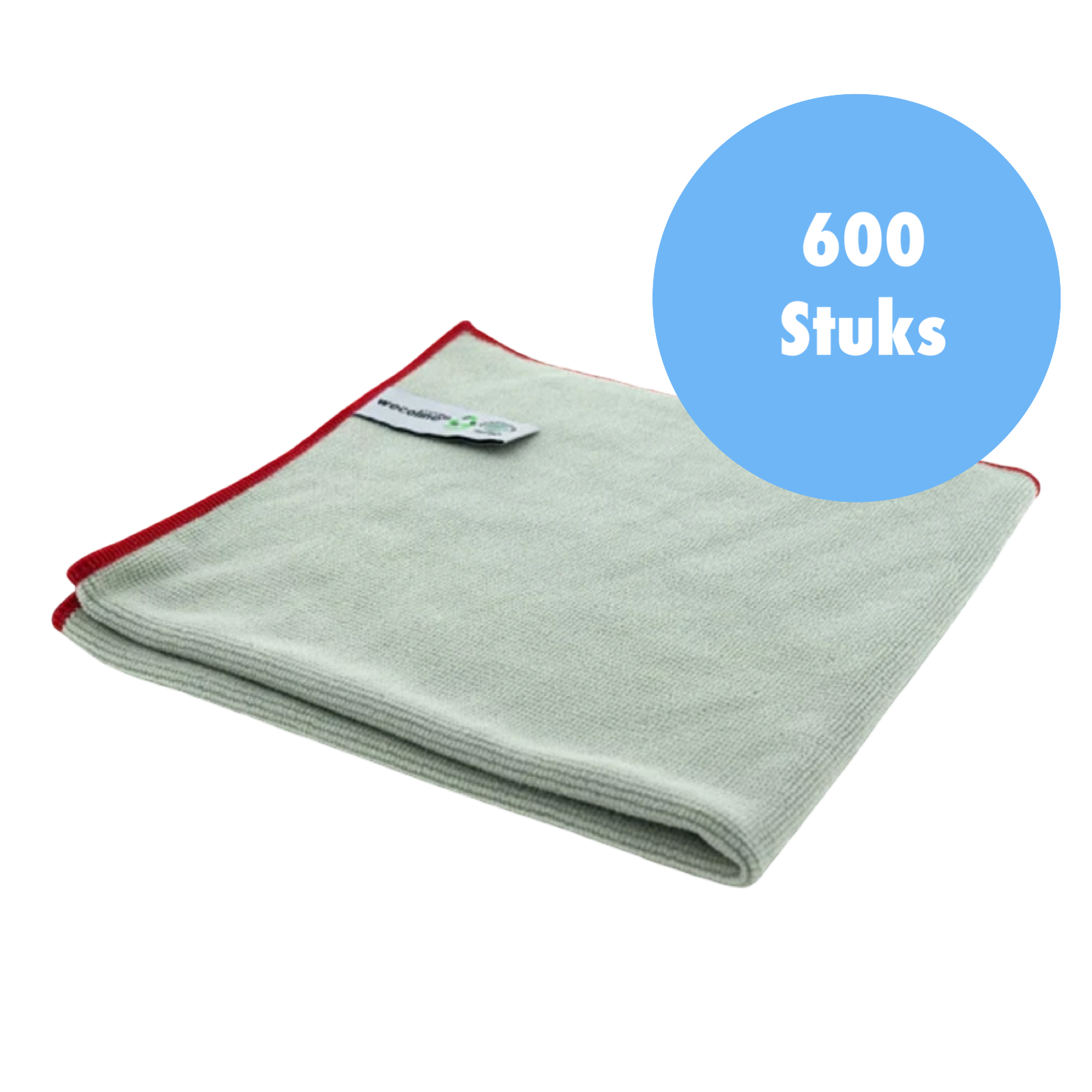 Wecoline Microvezeldoek 40 x 40cm Rood - Partij 600 Doeken