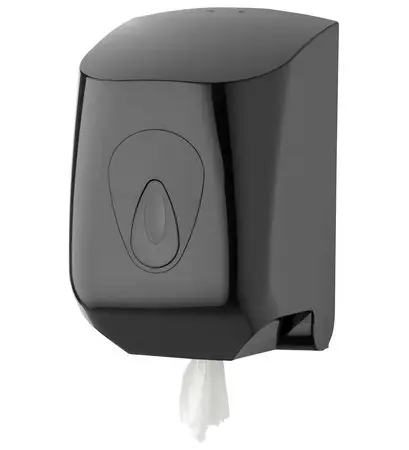 PlastiQline Poetsroldispenser midi kunststof zwart