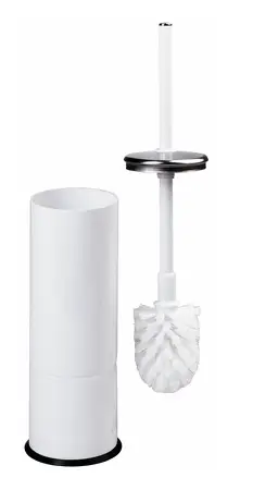 Mediclinics toiletborstelhouder wit