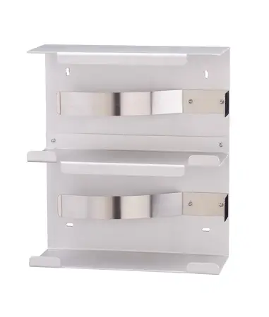 MediQo-line Handschoendispenser duo aluminium