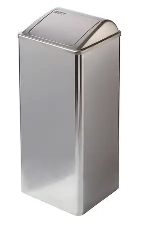 Mediclinics afvalbak gesloten 80 liter hoogglans
