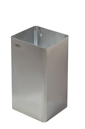Mediclinics afvalbak open 65 liter RVS