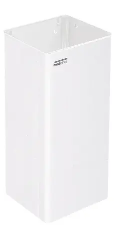 Mediclinics afvalbak open 80 liter wit