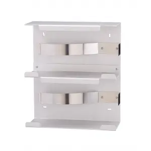 MediQo-line Handschoendispenser duo aluminium MQDGDA