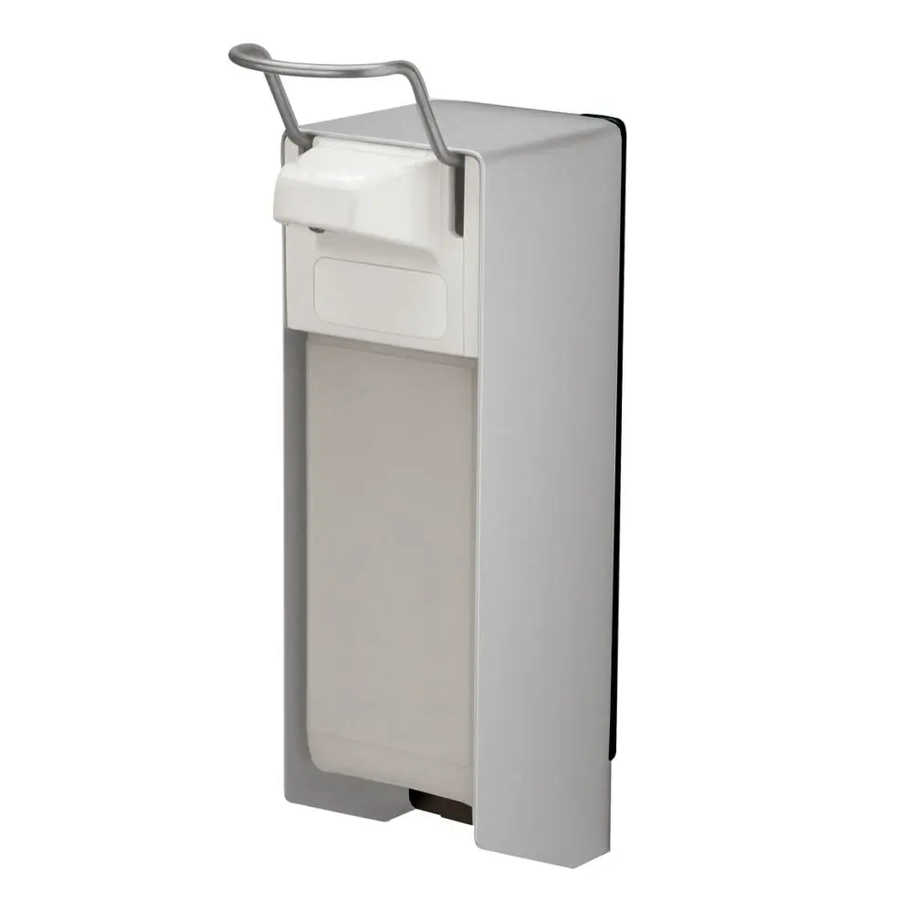 mediqo-line-zeepdispenser-alu-1000ml-korte-bedieningsbeugel-mq10a.jpg MediQo-line Zeep- & desinfectiemiddeldispenser 1000 ml KB aluminium MQ10A