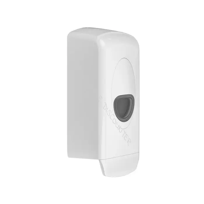 Zeepdispenser 1000 ml kunststof navulbaar wit PQ20Soap10-2