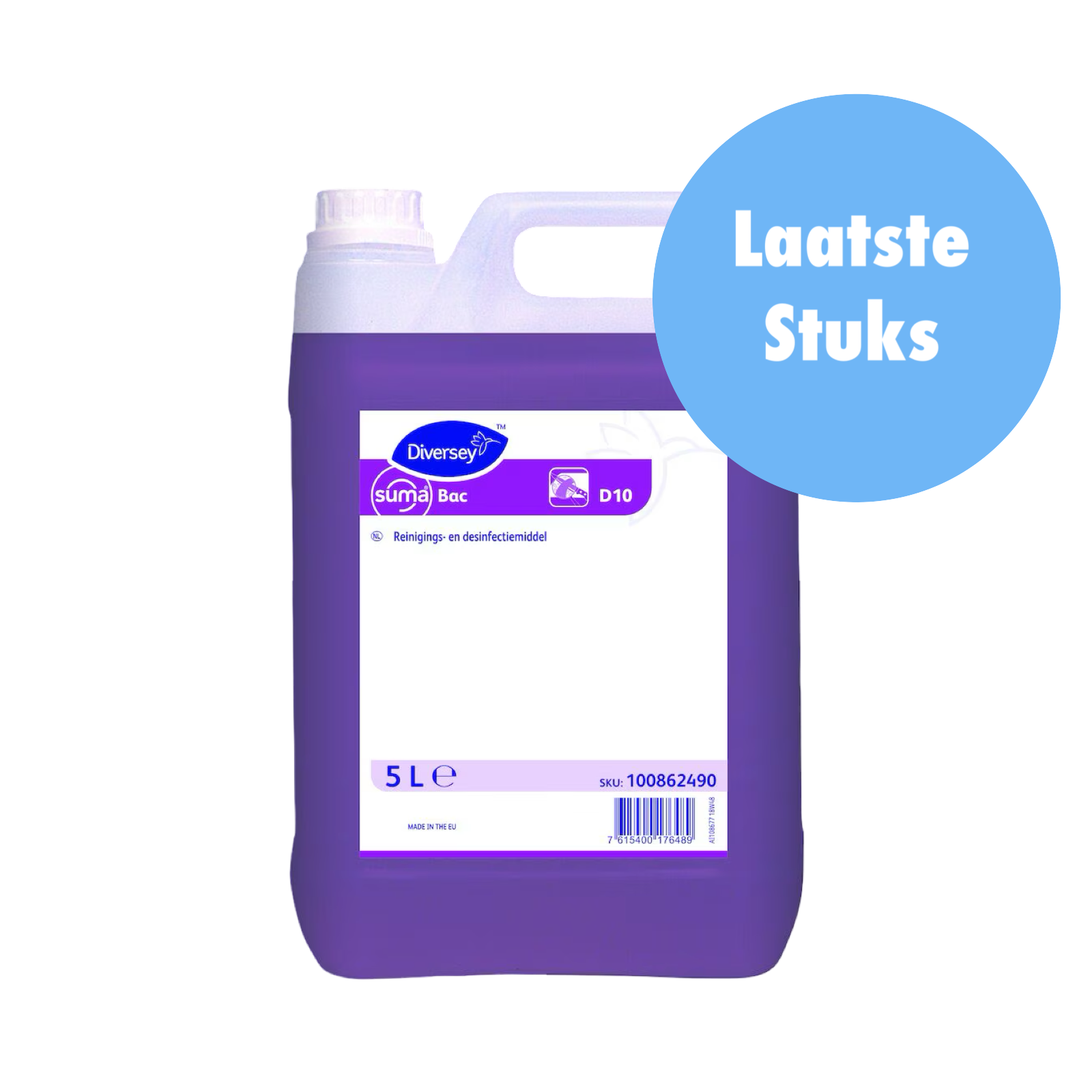 Diversey Bac D10 reiniging-/ en desinfectiemiddel - Doos 2 x 5 liter