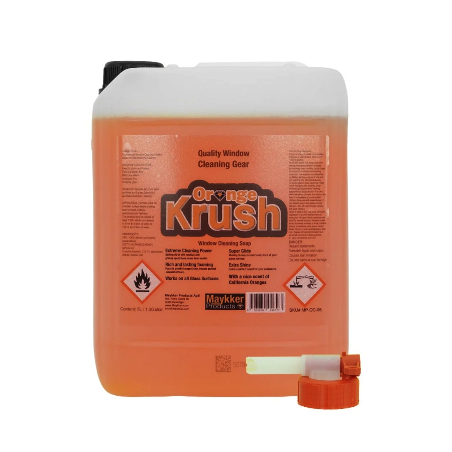 Maykker Orange Krush Glazenwasserszeep 5 L