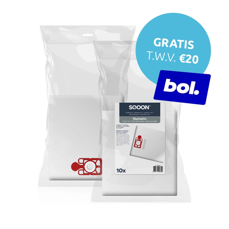 Stofzuigerzakken voor Numatic - 25 pakken a 10 stuks - € 5,95 p/pak