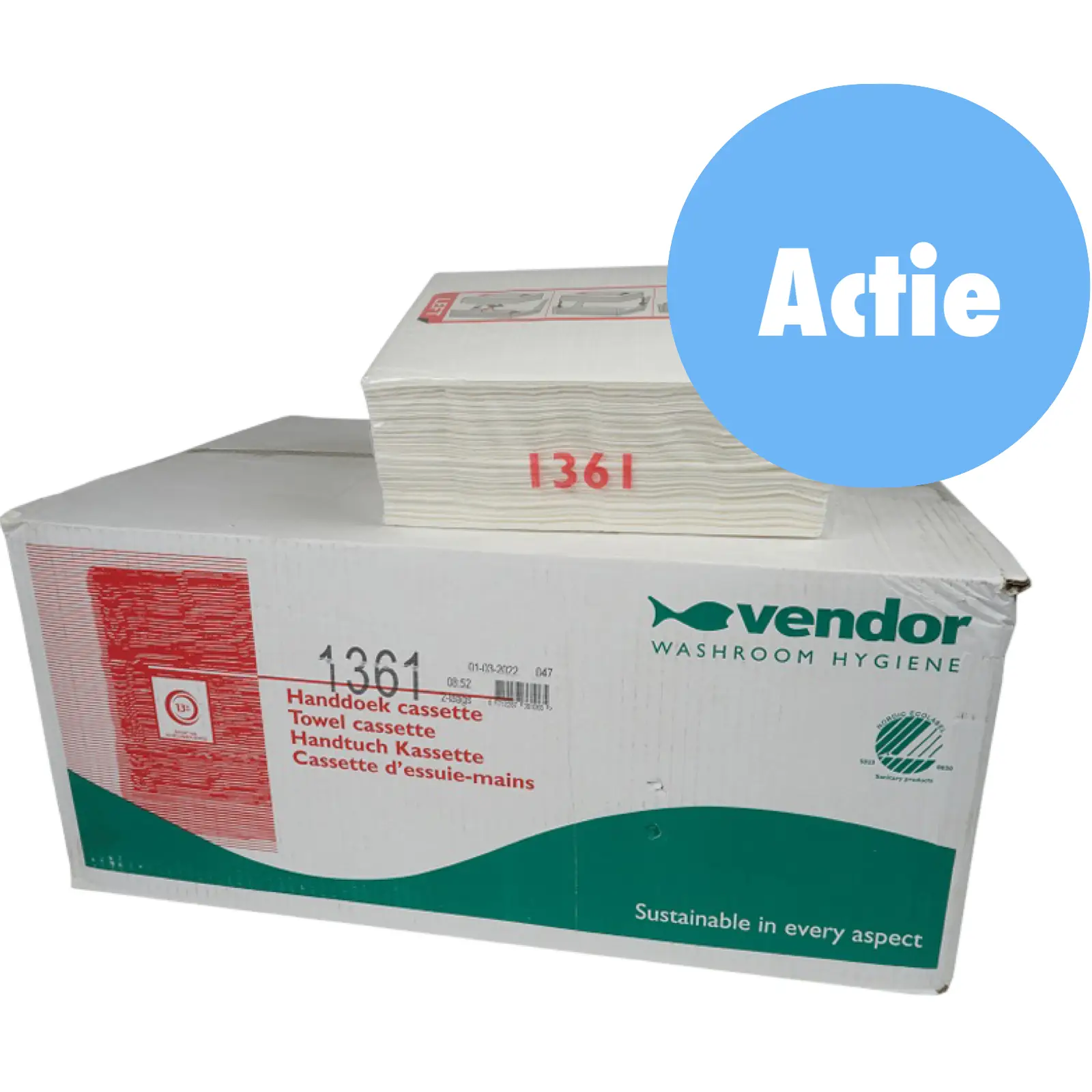 Vendor 1361 handdoekcassettes Vendor 1361 handdoekcassettes