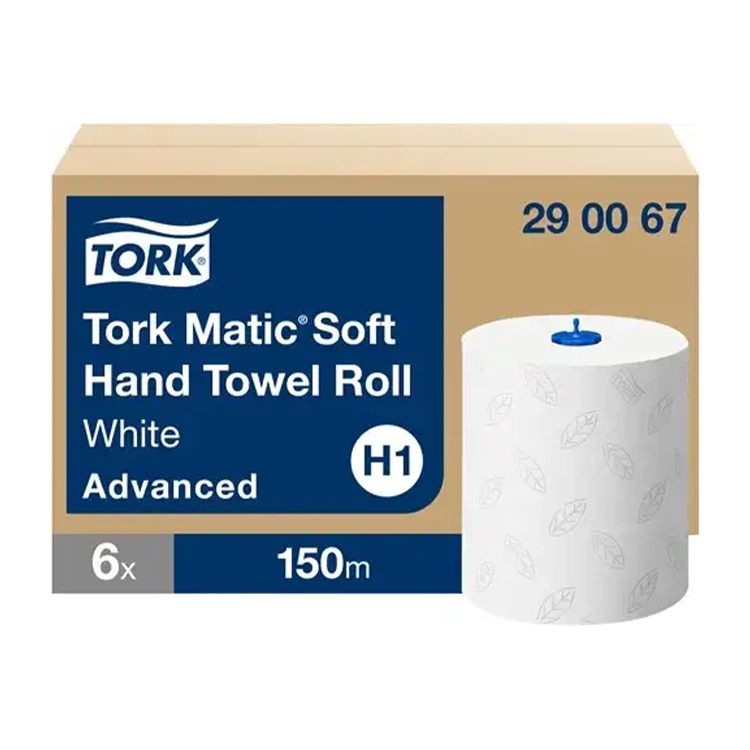 Tork Matic H1 Advanced handdoekrol soft wit 290067 2lgs. 150m x21cm Doos 6 rol