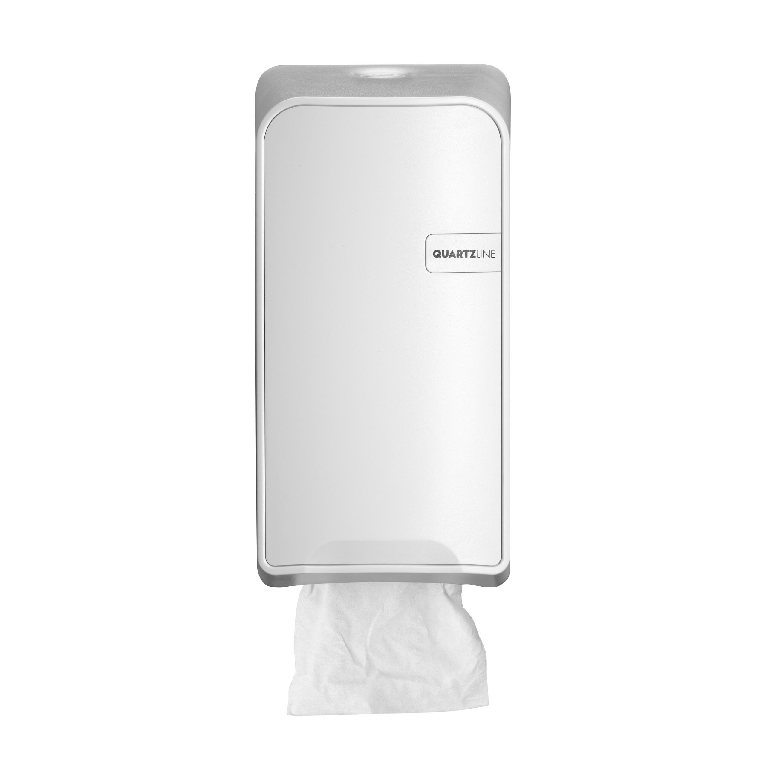 QuartzLine toiletpapierdispenser | Bulkpack - White Quartz
