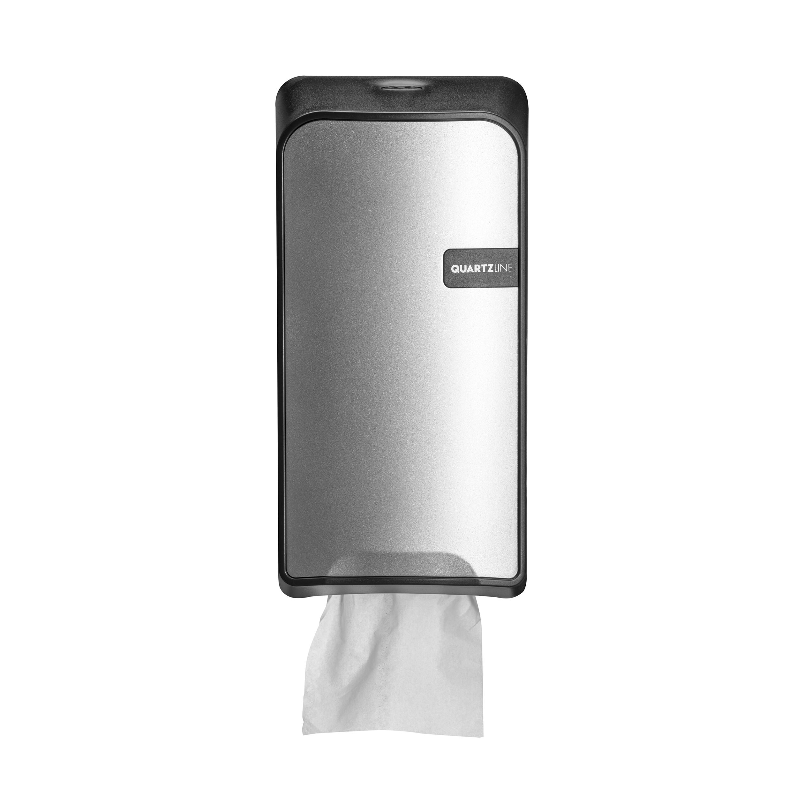 QuartzLine toiletpapierdispenser | Bulkpack - Silver Quartz