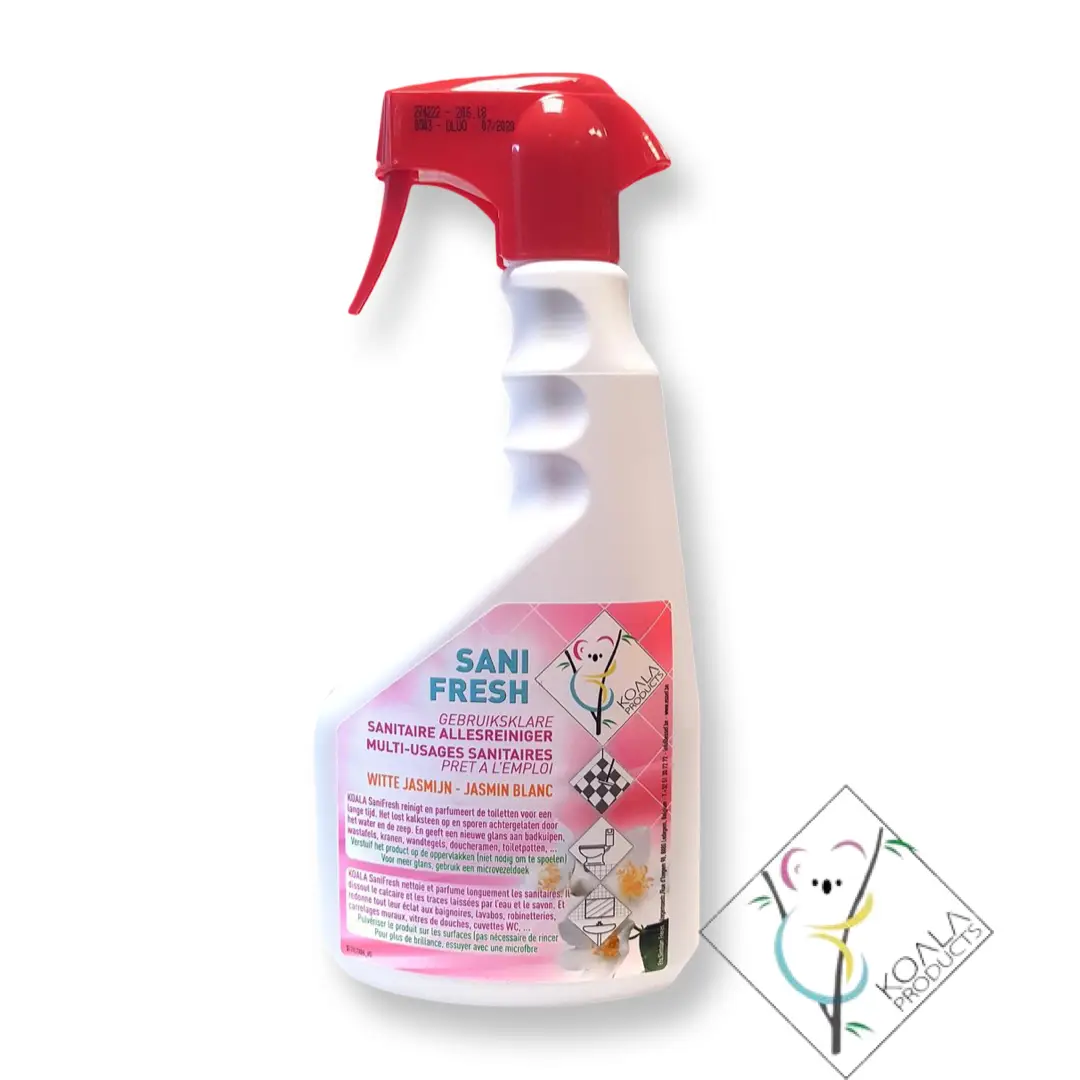 Koala SaniFresh Sanitair Reiniger Witte Jasmijn - 750 ml Koala SaniFresh Sanitair Reiniger Witte Jasmijn - 750 ml