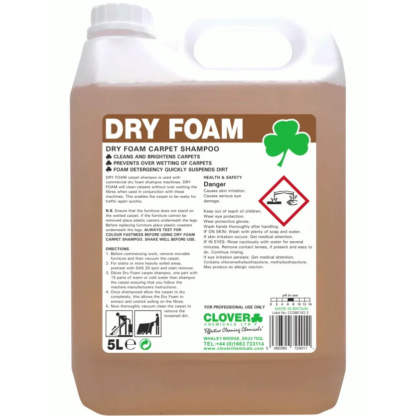 Clover dryfoam 5l Clover dryfoam 5l