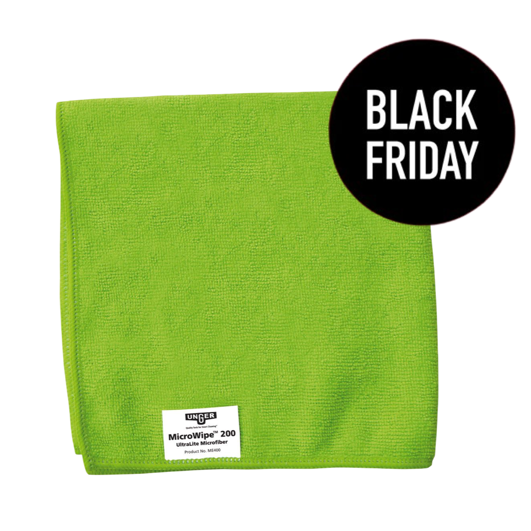 108AC9CA-9448-4FED-8769-021000FA3645 Unger SmartColor MicroWipe 200, Microvezeldoek, Groen – 10 stuks