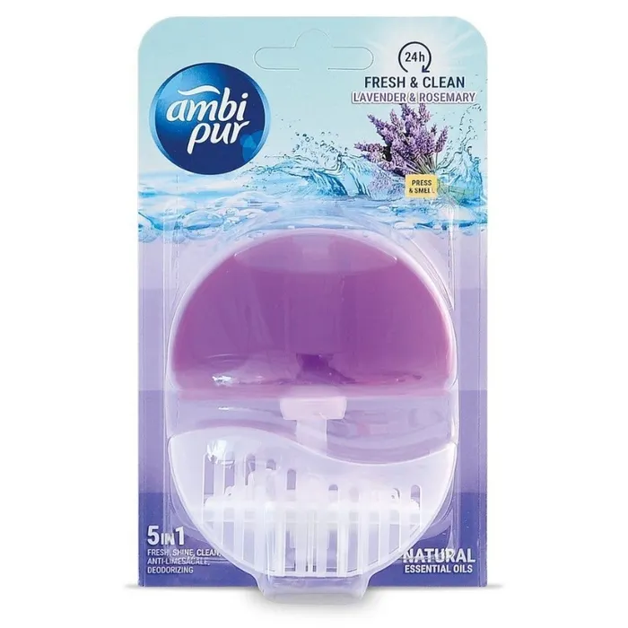 AMBI-PUR Toiletblok Starterkit Lavender & Rosemary - 6 Stuks AMBI-PUR Toiletblok Starterkit Lavender & Rosemary - 6 Stuks