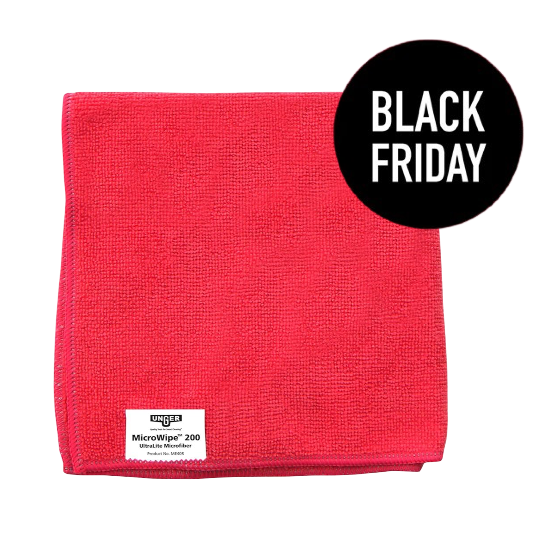 F6869425-E916-433A-AD30-2F52A826F3B5 Unger SmartColor MicroWipe 200, Microvezeldoek, rood – 10 stuks