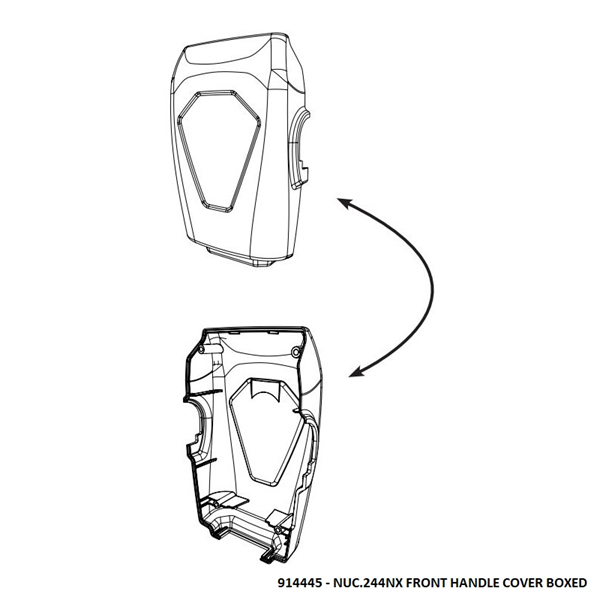 Handvatkap voorzijde 244NX Handvatkap voorzijde 244NX