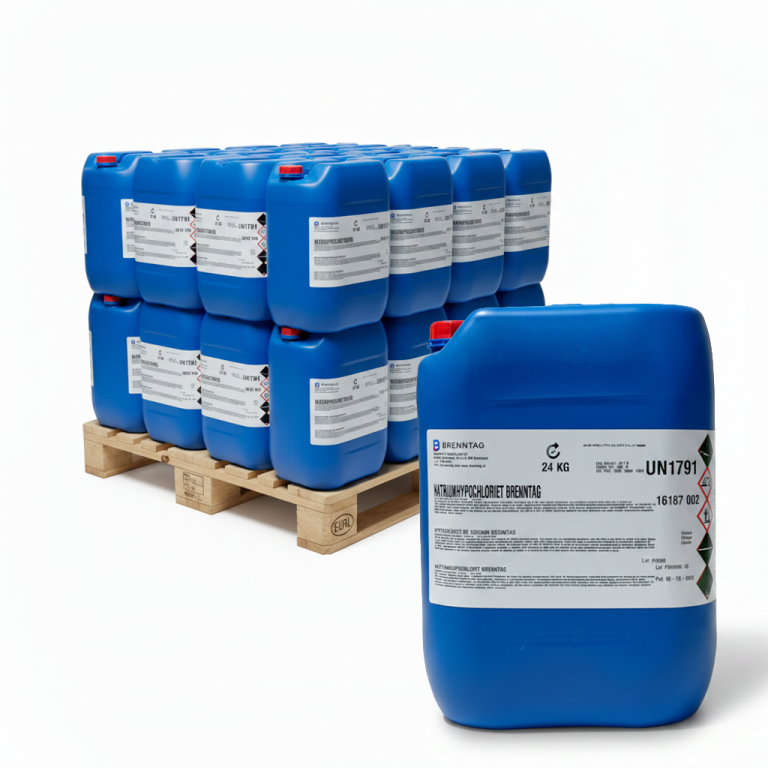 Softwash Natriumhypochloriet 12.5% 24KG - 32 Stuks (Pallet)