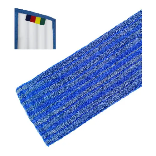 Hygyen Vlakmop Microvezel Velcro – Blauw 23 cm