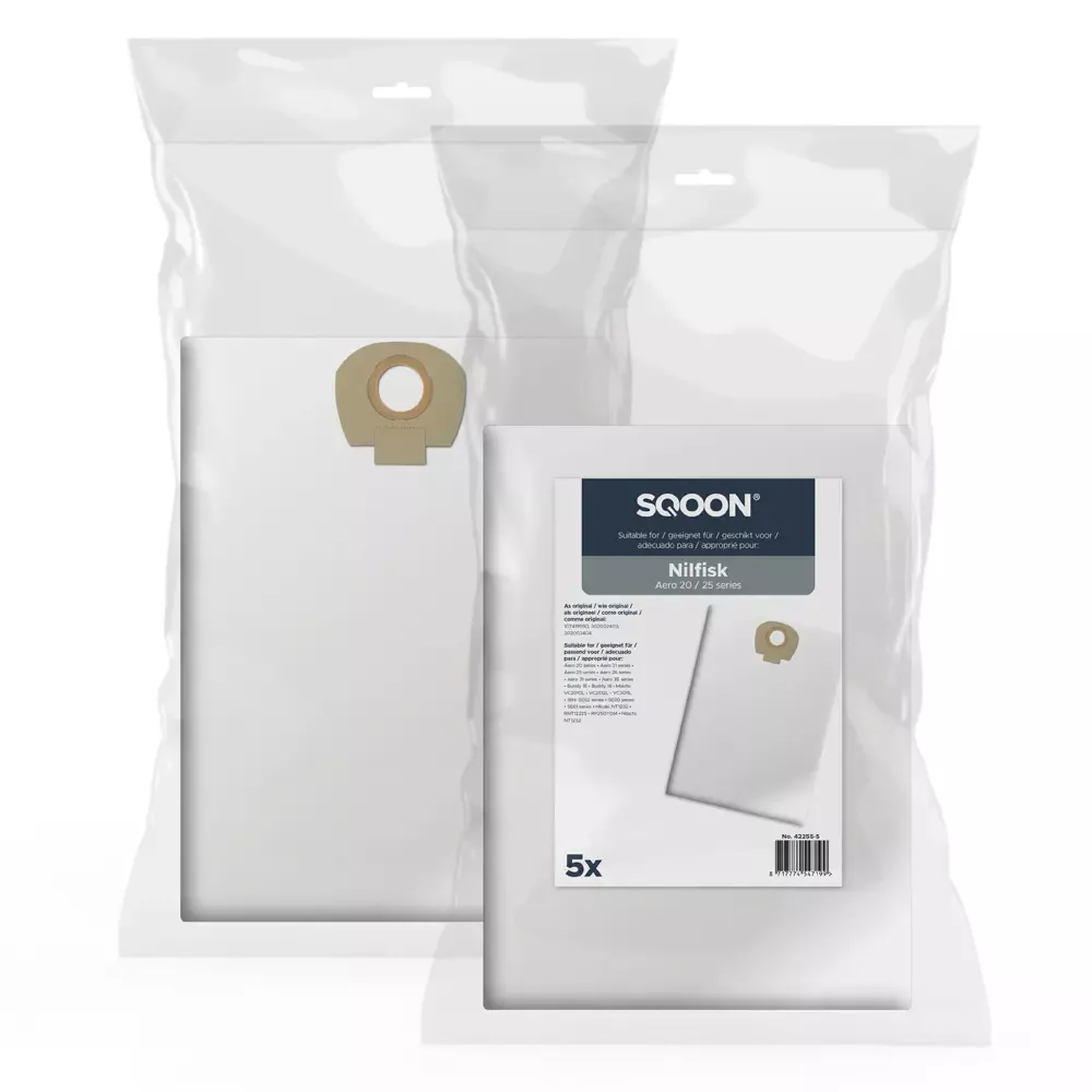 SQOON Stofzuigerzakken Nilfisk Alto / WAP / KEW AERO 20/25