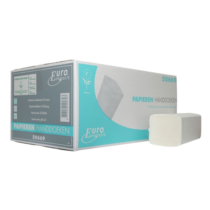 Handdoekpapier V-fold Cellulose 2-laags – 3200 Vel