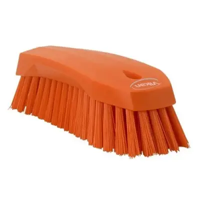 Grote werkborstel oranje