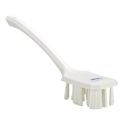 Vikan UST Afwasborstel met lange steel Wit