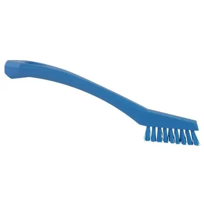 Vikan Precisieborstel / Voegenborstel Blauw – 205mm Extra Hard