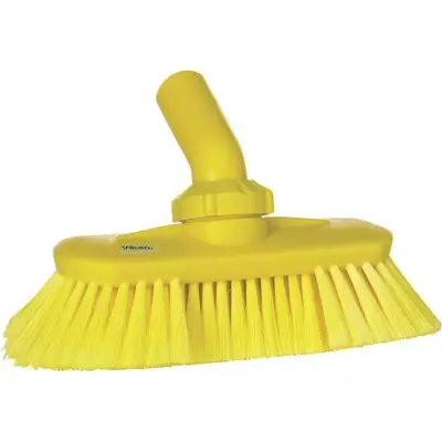 Vikan Hoekverstelbare Wandborstel 240mm - Geel (Gespleten Vezels)