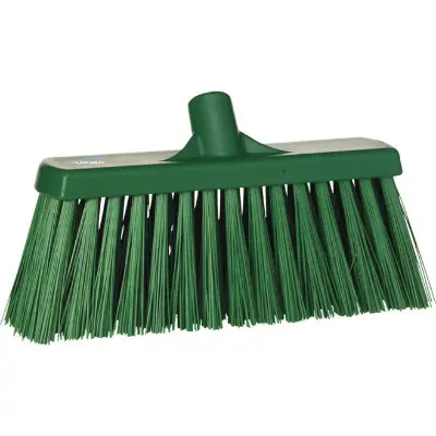 Vikan 2915 Bezem 330mm - Groen (Harde Vezels)