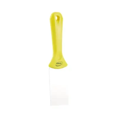 Vikan RVS handschraper geel