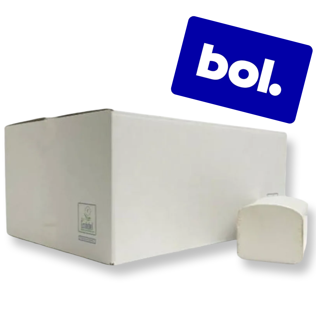 10 dozen Handdoekpapier, 2 laags, 3200 stuks + Gratis Bol. kaart t.w.v. € 20,00