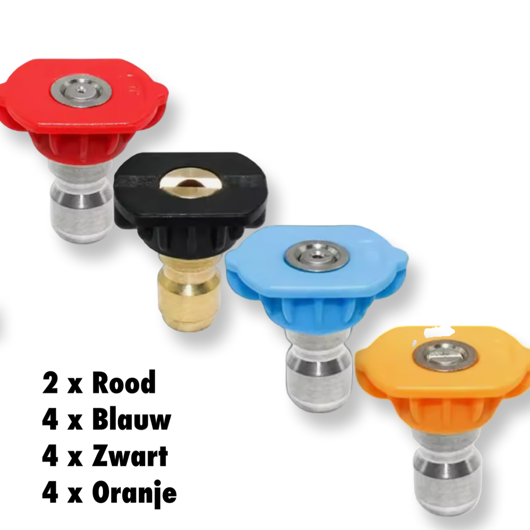 Nozzle Set voor Softwash - 14 stuks in Bewaarbox