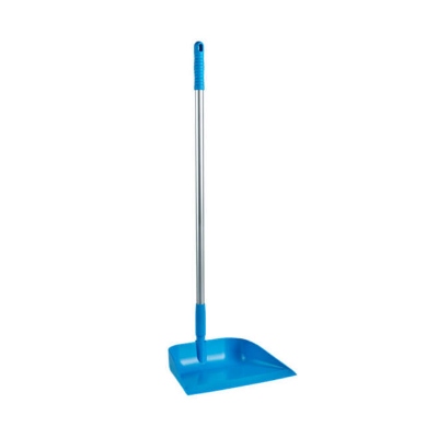 stofblik met steel blauw
