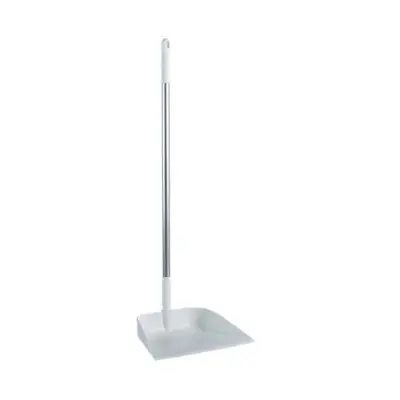 Stofblik met steel - 75 cm - Wit